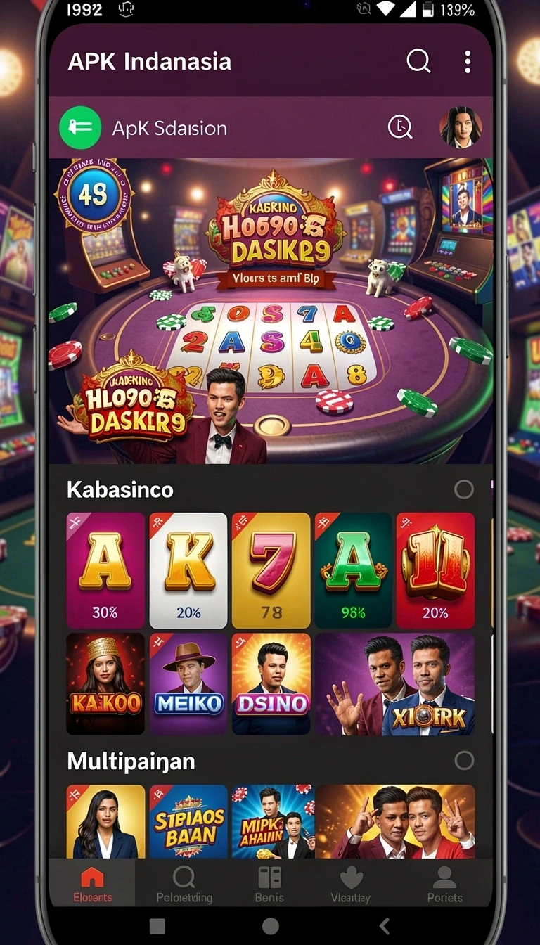 Tampilan utama aplikasi Aplikasi dmd999 Terpercaya untuk Android yang intuitif dan efisien.