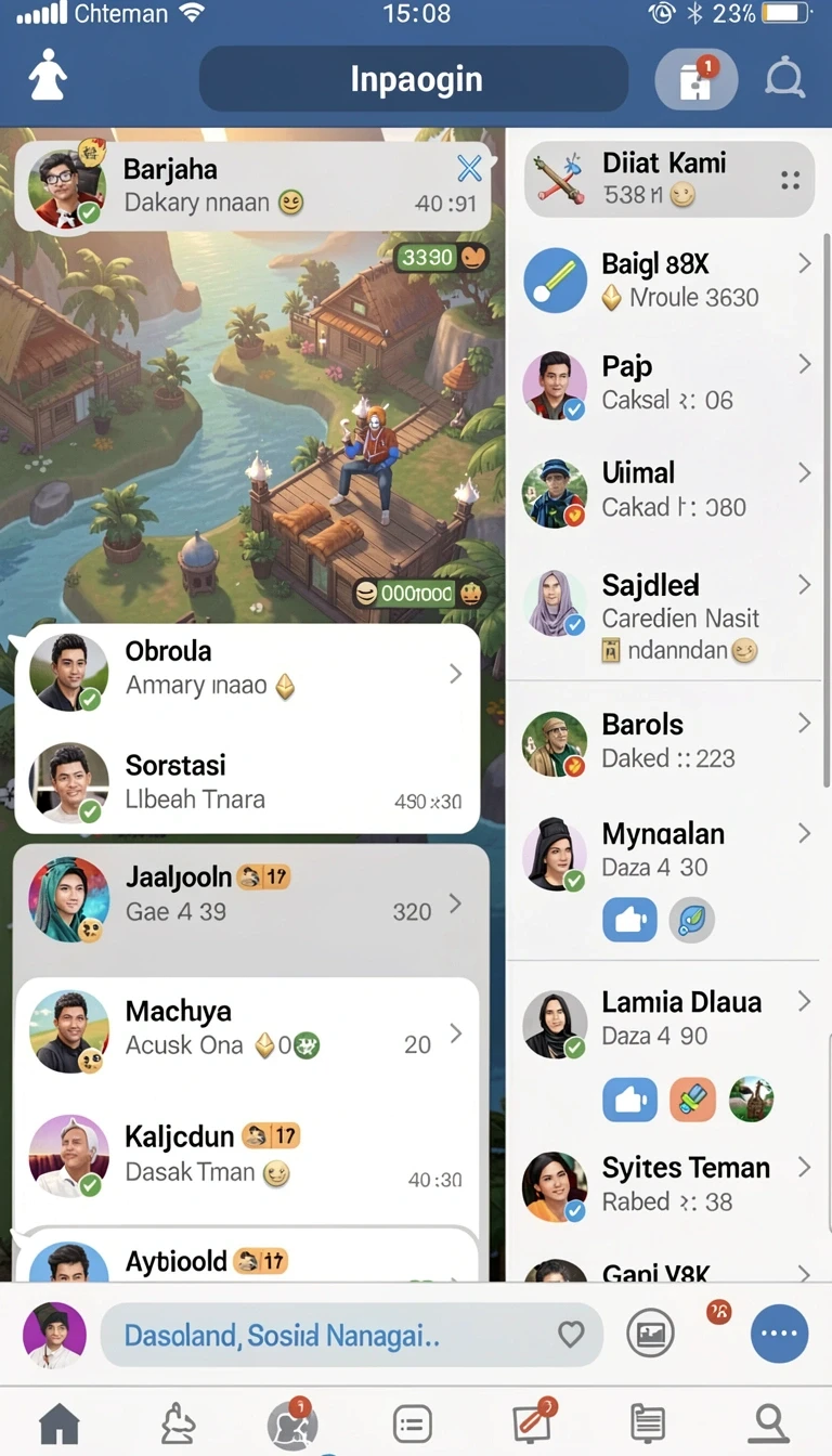 Tampilan utama aplikasi Download lokethoki APK untuk Android yang intuitif dan efisien.