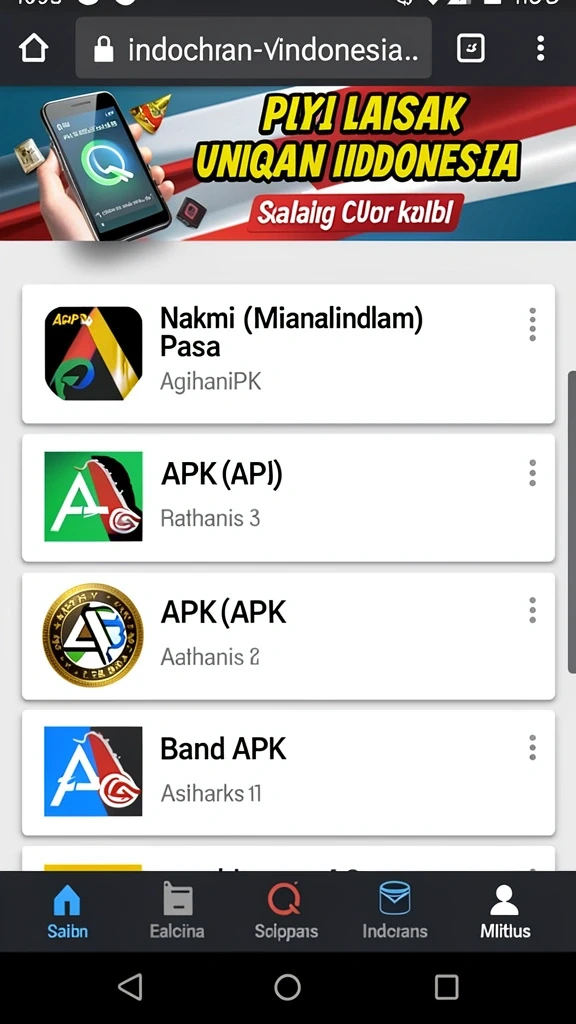 Tampilan utama aplikasi Aplikasi sl888 Paling Baru untuk Android yang intuitif dan efisien.