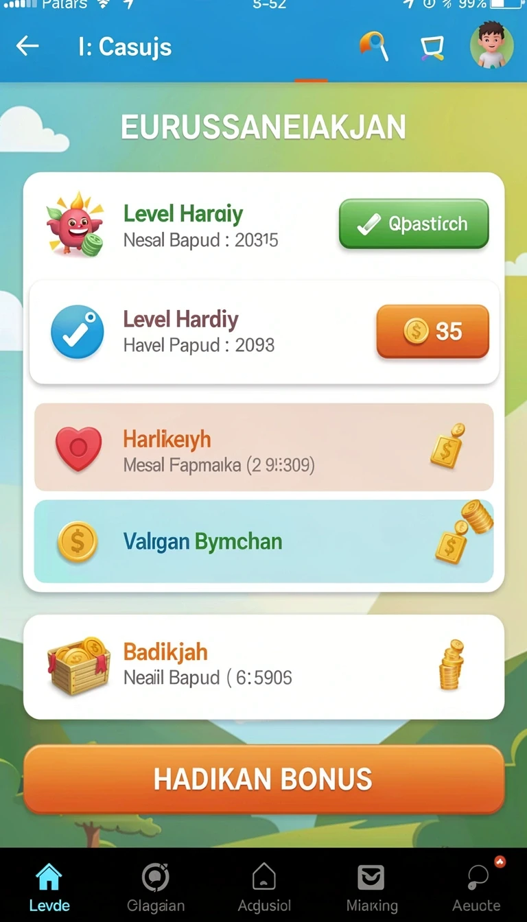 Tampilan utama aplikasi dewatogel Terbaru: Download APK dan Info Lengkap yang intuitif dan efisien.