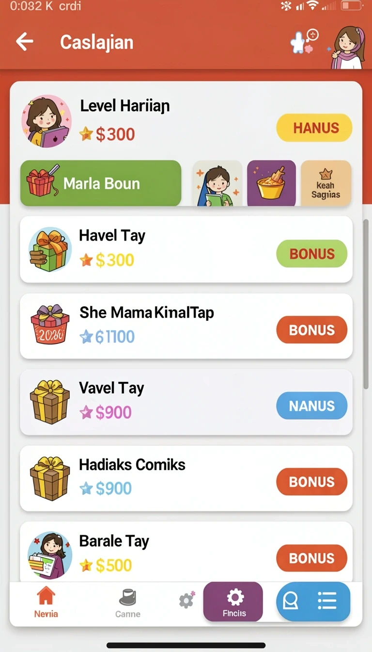 Tampilan utama aplikasi Aplikasi vgowin Terbaru untuk Android dan iOS yang intuitif dan efisien.