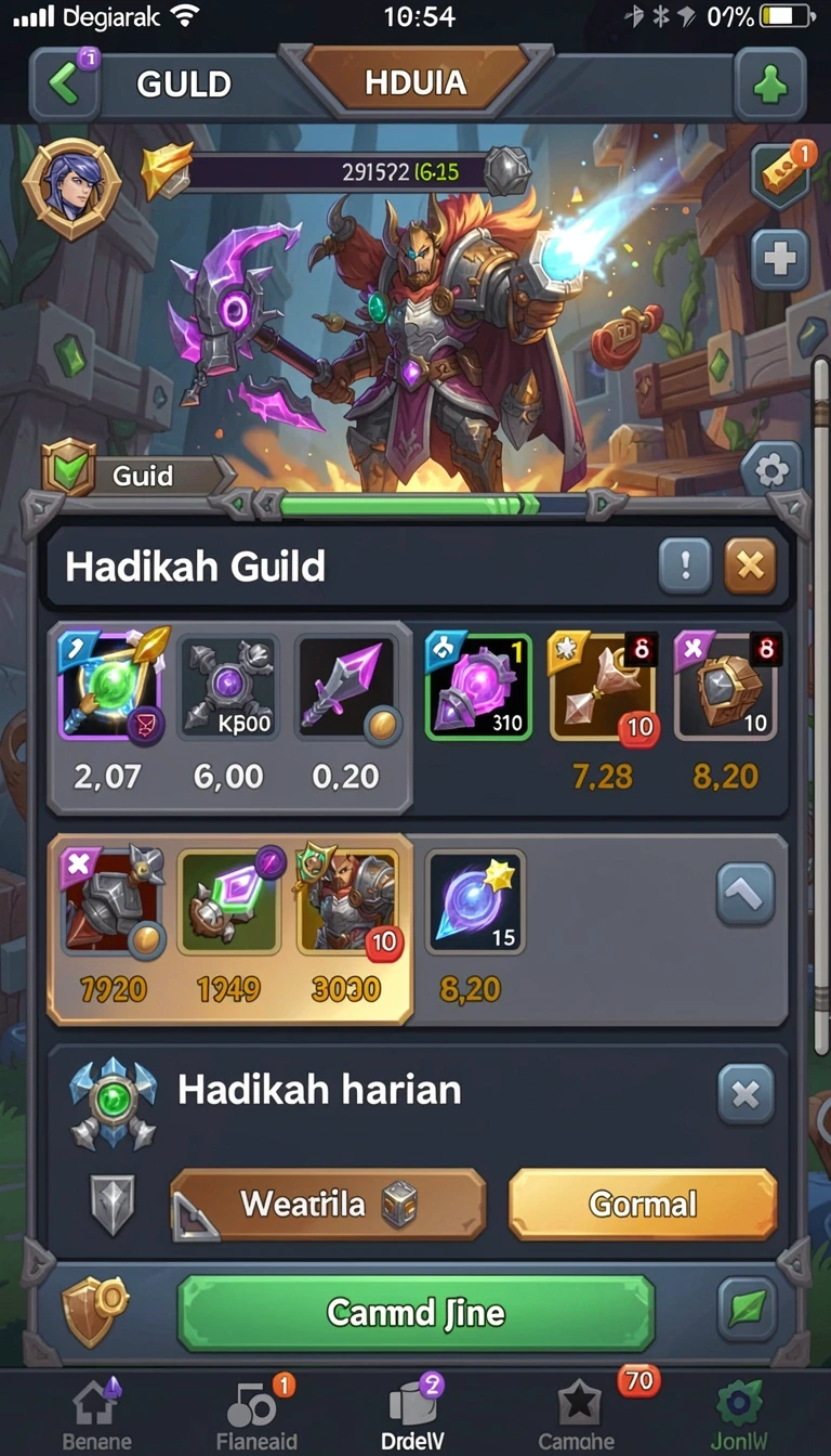 Tampilan utama aplikasi dota88 APK Versi Terbaru untuk Android 2026 yang intuitif dan efisien.