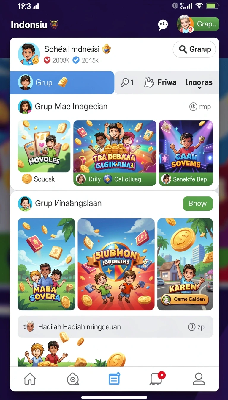 Tampilan utama aplikasi Aplikasi sukses777 Terbaru dengan Fitur Terbaik yang intuitif dan efisien.