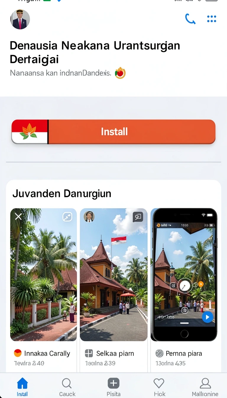 Tampilan utama aplikasi Aplikasi mainduit Terpercaya untuk Android yang intuitif dan efisien.